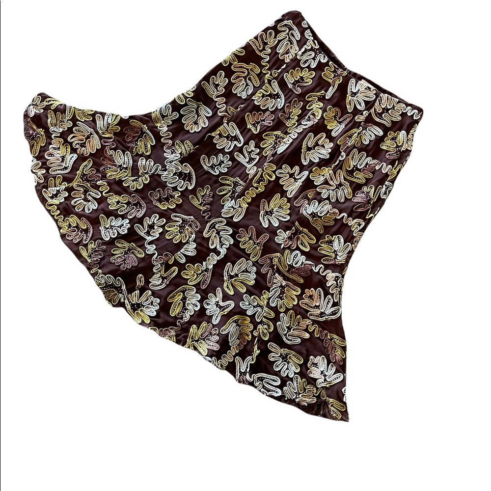 Di Vita Designer Hand Beaded Gorgeous Skirt - Picture 5 of 14